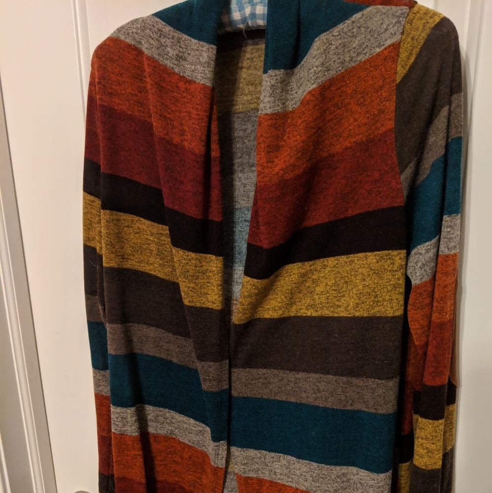 Striped cardigan